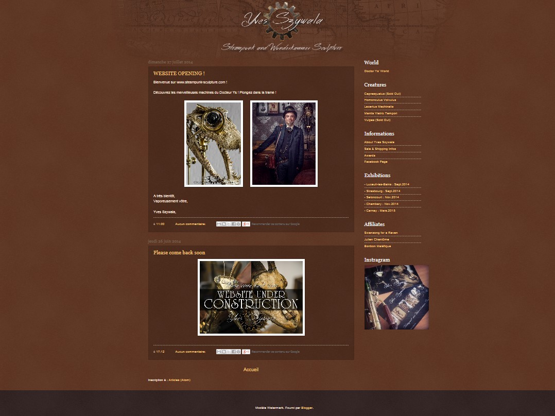 yves szywala web site